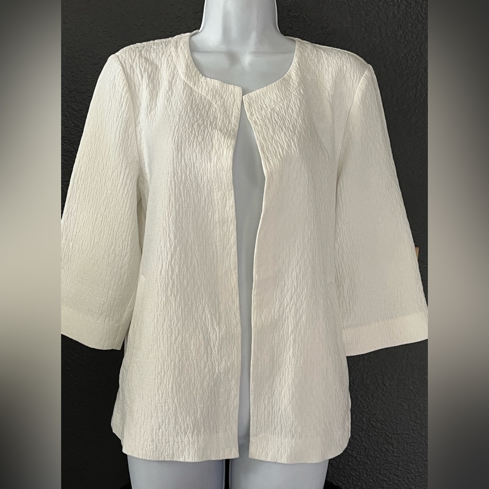 Eileen Fisher White Blazer